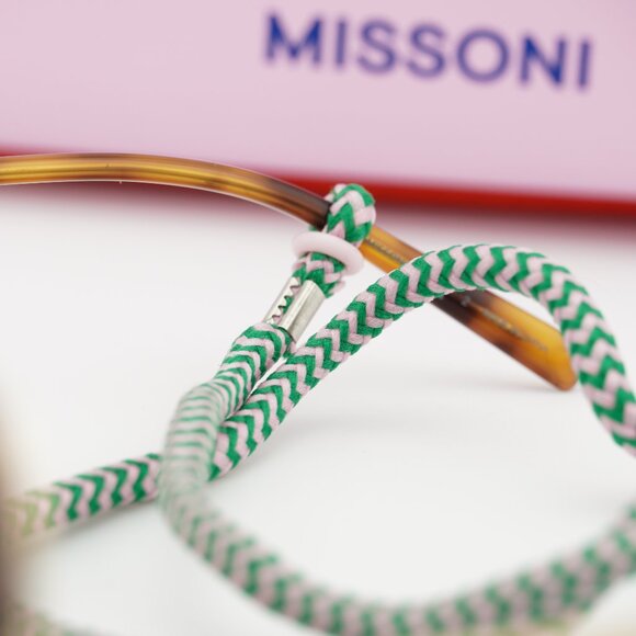 M Missoni MMI 0034/S 0J5G DG Geometric Sunglasses - Gold/Brown main image 5